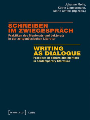 cover image of Schreiben im Zwiegespräch / Writing as Dialogue